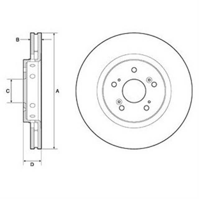 ON FREN AYNASI HONDA CR - V 2.2I DTEC12