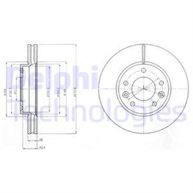 FREN DISKI CIFTLI PAKET . DELIKLI ON KIA SEDONA 12/2003 10/2006