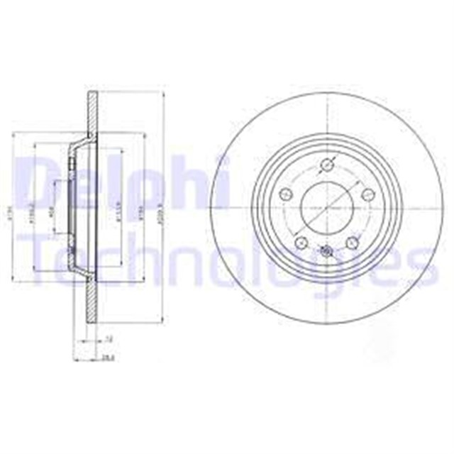 FREN DISKI CIFTLI PAKET - BOYALI. DELIKSIZ ARKA AUDI // SKODA; A4. A5. A6. A7. Q5. S6 // KODIAQ 06 /2007