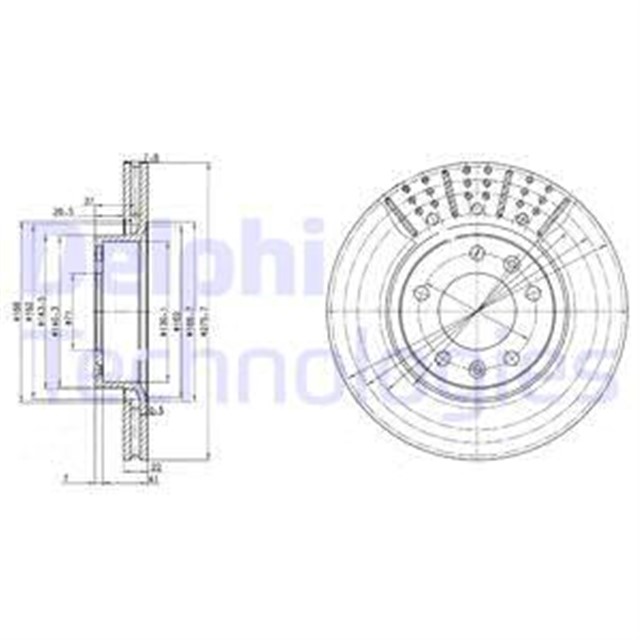 FREN DISKI CIFTLI PAKET . DELIKLI ON CITROEN // PEUGEOT; XM // 605 09/1989 03/1991