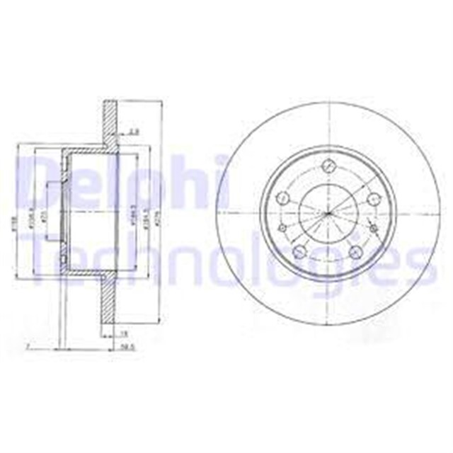 FREN DISKI CIFTLI PAKET . DELIKSIZ ARKA IVECO DAILY 06/1999 05/2006