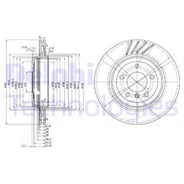 FREN DISKI CIFTLI PAKET . DELIKLI ARKA BMW 330 01/2000