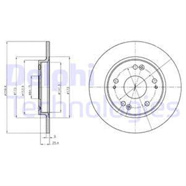 FREN DISKI CIFTLI PAKET . DELIKSIZ ARKA HONDA CR - Z 05/2010