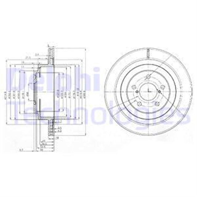 FREN DISKI CIFTLI PAKET . DELIKLI ARKA SUBARU IMPREZA. LEGACY 10/2000 12/2009