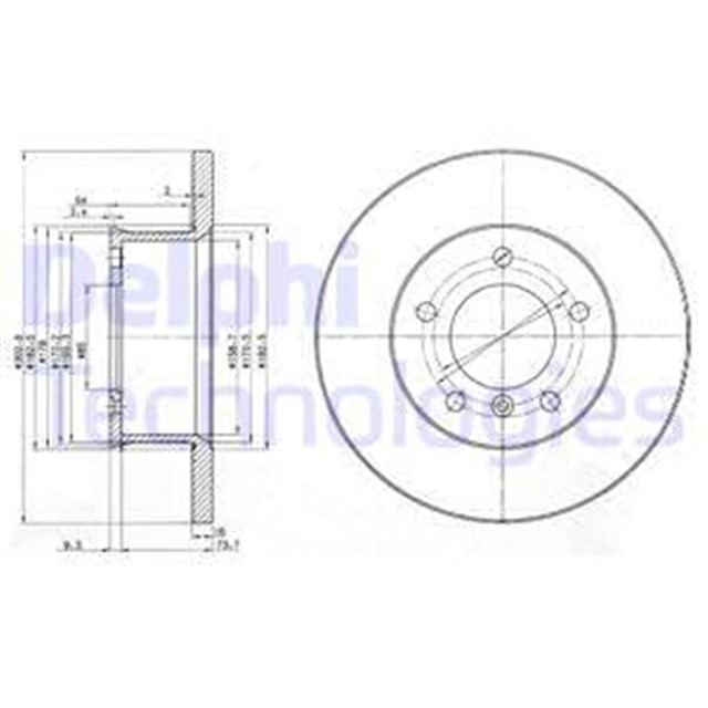 FREN DISKI CIFTLI PAKET . DELIKSIZ ON MERCEDES // PUCH; G200. G230. G240. G250. G270. G280. G290. G 300. G320. G350. G400. G500. G55 // G230. G240. G280. G300 1979