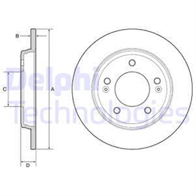 FREN DISKI CIFTLI PAKET - BOYALI. DELIKSIZ ARKA HYUNDAI ELANTRA SALOON AD. ADA . IONIQ AE // KI A CERATO IV SALOON BD. BDM . NIRO DE 10/2015