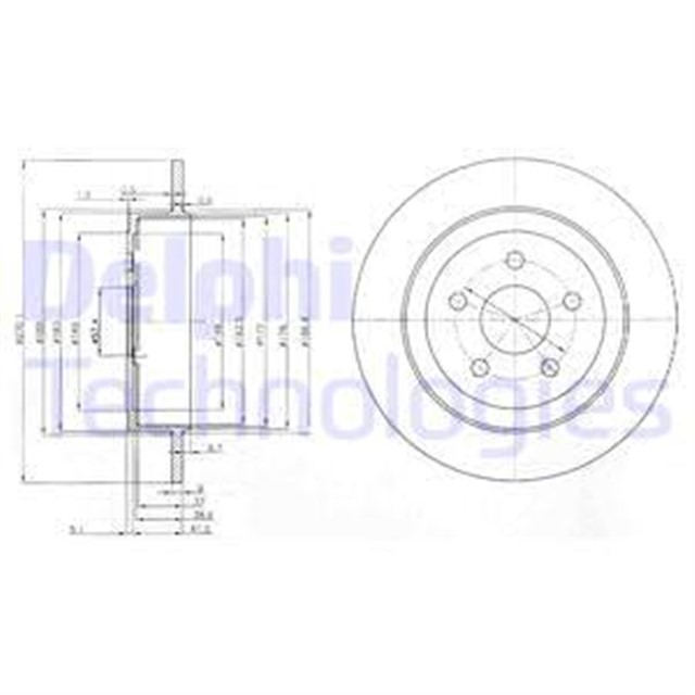 FREN DISKI CIFTLI PAKET . DELIKSIZ ARKA CHRYSLER NEON. PT CRUISER. SEBRING 1995