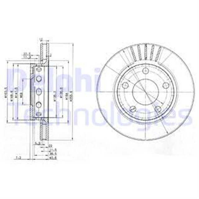 FREN DISKI CIFTLI PAKET . DELIKLI ARKA AUDI // VW; S4 // PASSAT 03/1999 02/2005