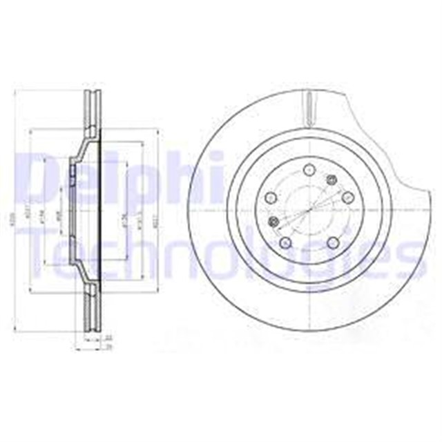 FREN DISKI CIFTLI PAKET - BOYALI. DELIKLI ARKA AUDI // VW; A8 // PHAETON 07/2003 10/2010