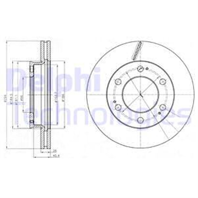 FREN DISKI CIFTLI PAKET . DELIKLI ON SSANGYONG REXTON 04/2002