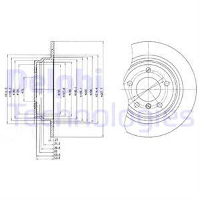 FREN DISKI ARKA BMW E39 96 03