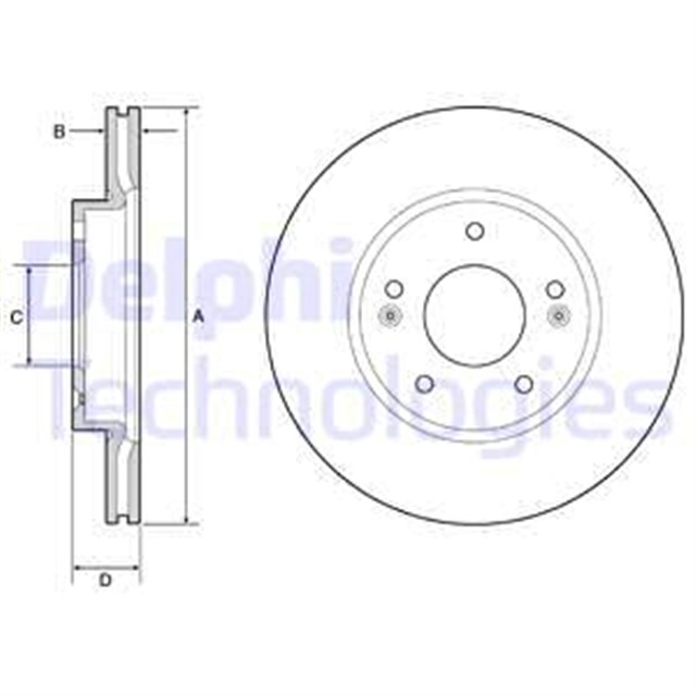 FREN DISKI CIFTLI PAKET - BOYALI. DELIKLI ON HYUNDAI // KIA; IONIQ // NIRO 03/2016