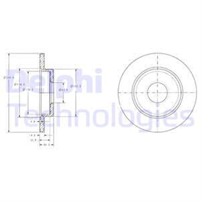 FREN DISKI CIFTLI PAKET . DELIKSIZ ARKA AUDI // SEAT; A4 // EXEO 11/2000