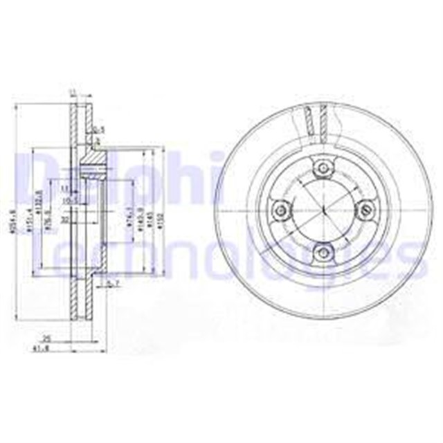 FREN DISKI CIFTLI PAKET . DELIKLI ON TOYOTA LITE - ACE 1992 1995