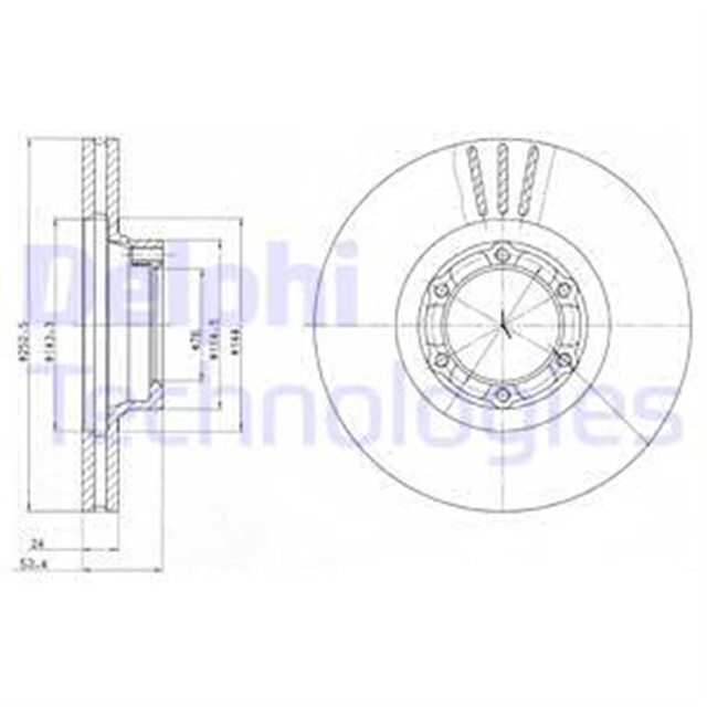 FREN DISKI CIFTLI PAKET . DELIKLI ON RENAULT // OPEL; 20. 30. TRAFIC // ARENA 1975