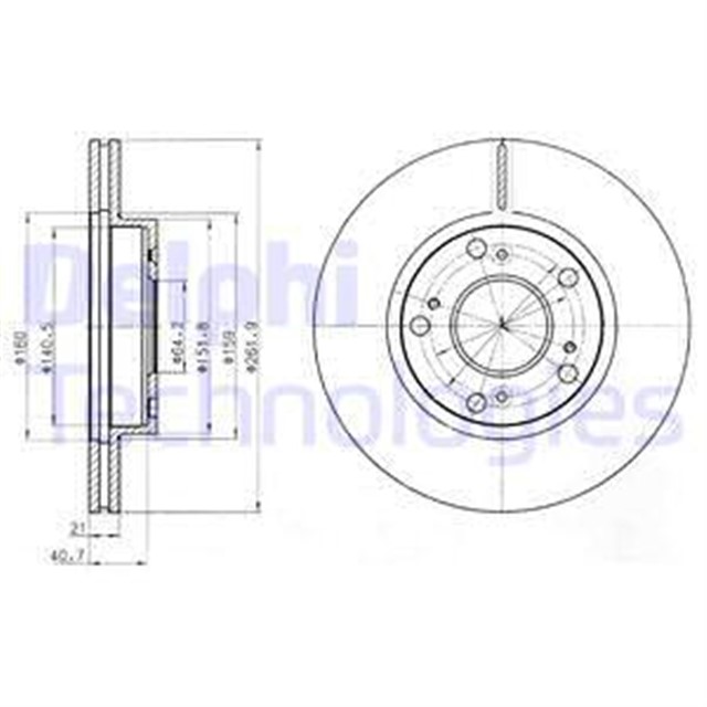 FREN DISKI CIFTLI PAKET . DELIKLI ON HONDA CIVIC. CR - Z 06/2001 05/2012