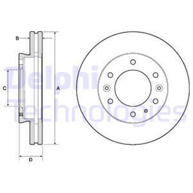 ON FREN DISKI FORD RANGER TKE 2.2 - 3.2 11 MAZDA BT 50 2.2TDCI 12