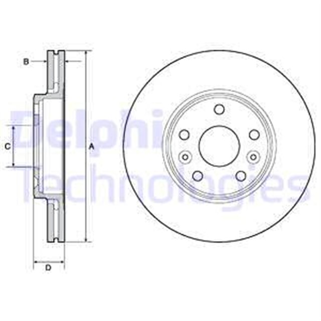 ON FREN AYNASI RENAULT MEGANE II 05 2.0 DCI 280X44X24 5 DELIK HAVA KANALLI