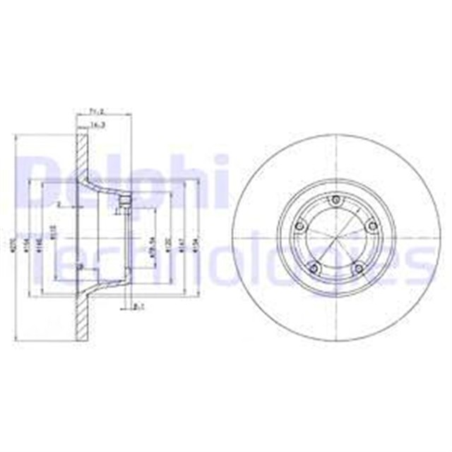 FREN DISKI ON [TAKIM] TRANSIT - P100 2.5 D 86 - 91