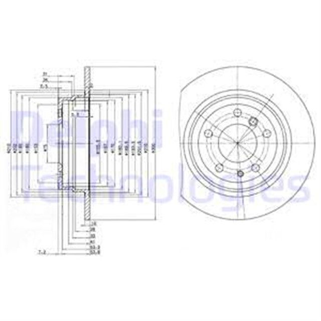 FREN DISKI ARKA BMW E34 90 95