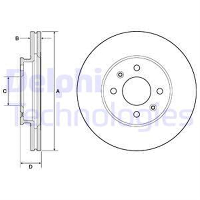 FREN DISKI CIFTLI PAKET - BOYALI. DELIKLI ON HYUNDAI // KIA; I20 // RIO 09/2011