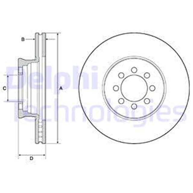 FREN DISKI ON MERCEDES SPRINTER B905 01 06