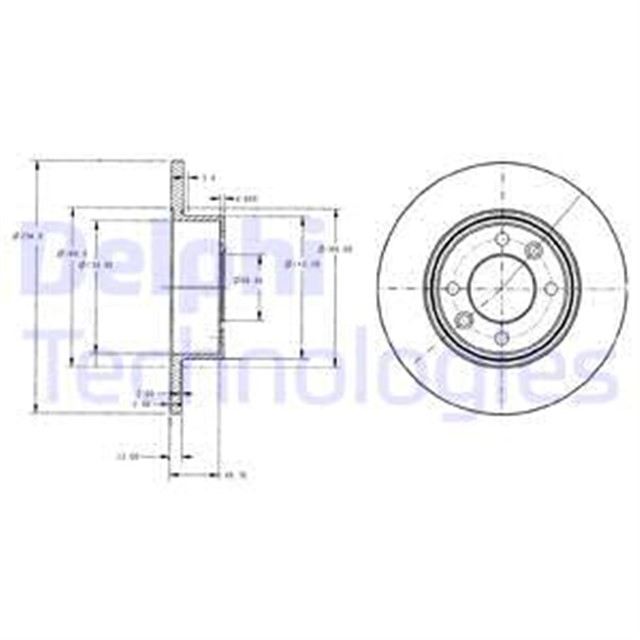 FREN DISKI CIFTLI PAKET . DELIKSIZ ARKA RENAULT 18. 25. ESPACE. FUEGO 1982 1997