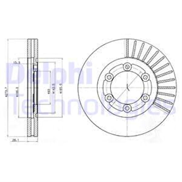 FREN DISKI CIFTLI PAKET . DELIKLI ON MAZDA B2500. B2600 1999