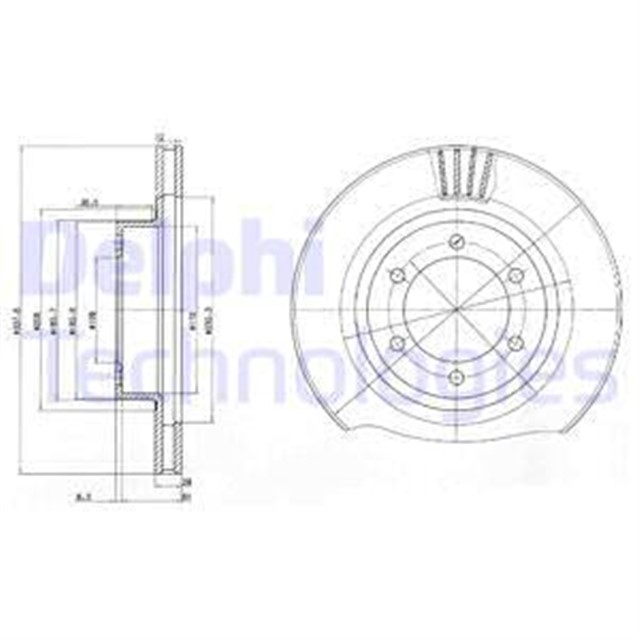 FREN DISKI CIFTLI PAKET . DELIKLI ON TOYOTA LANDCRUISER 01/2003