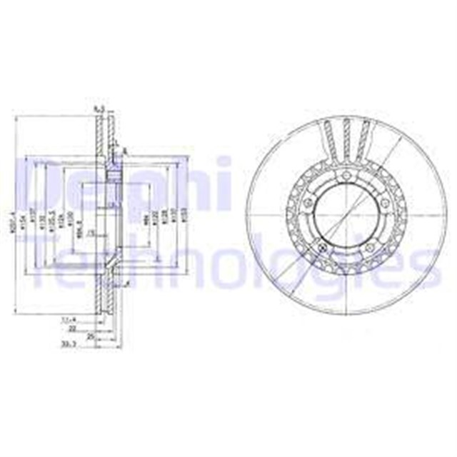 FREN DISKI CIFTLI PAKET . DELIKLI ON MITSUBISHI L300 01/1987 12/2001