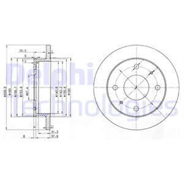 FREN DISKI CIFTLI PAKET . DELIKSIZ ON HYUNDAI AMICA. ATOS. ATOS PRIME. ATOZ 01/1999