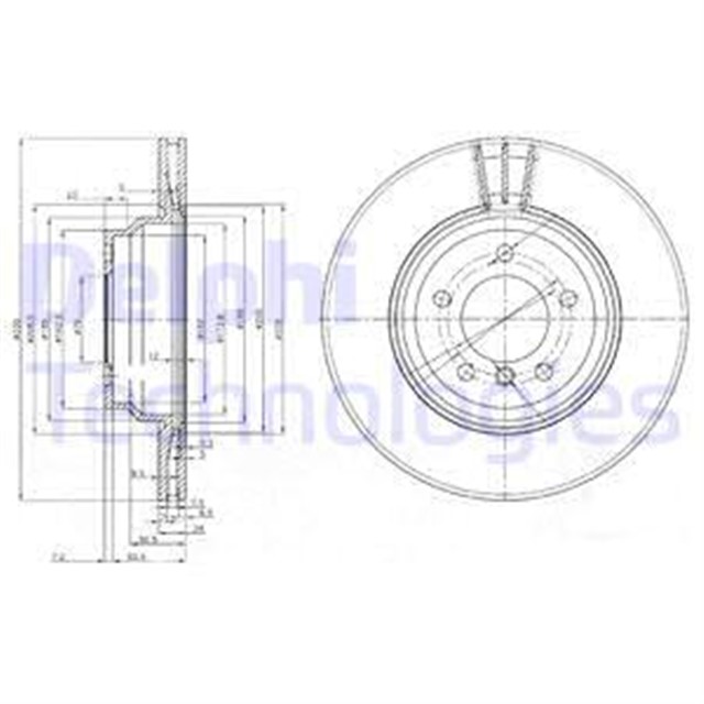 FREN DISKI ON BMW E82 E87 E88 E90 E92 E93 E84