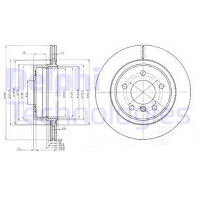 FREN DISKI CIFTLI PAKET . DELIKLI ARKA BMW Z4 02/2003 07/2013