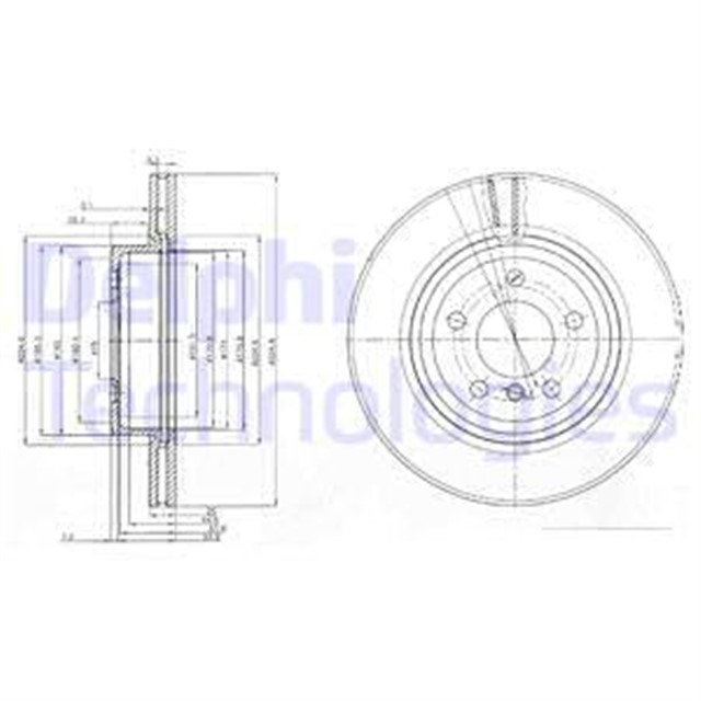 FREN DISKI CIFTLI PAKET . DELIKLI ON BMW X3 12/2003 02/2011