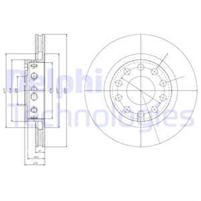 FREN DISKI CIFTLI PAKET . DELIKLI ARKA AUDI ALLROAD 06/2002