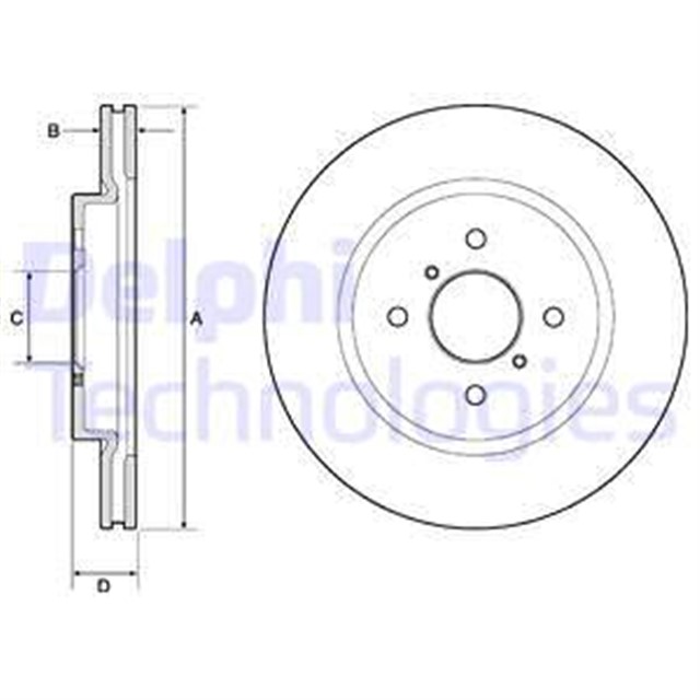 FREN DISKI CIFTLI PAKET - BOYALI. DELIKLI ON SUZUKI SWIFT 10/2010 07/2017