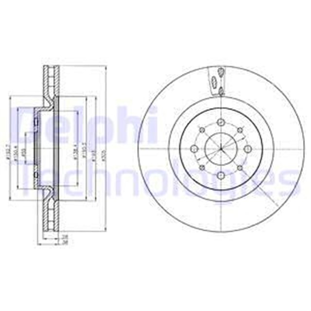 ON FREN DISKI ALFA ROMEO MITO 08 1.3 MTJ 1.4 TB 1.6 JTD
