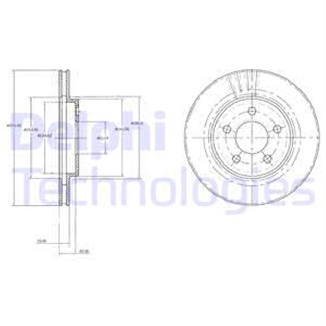 FREN DISKI CIFTLI PAKET . DELIKLI ON CHRYSLER NEON 1995