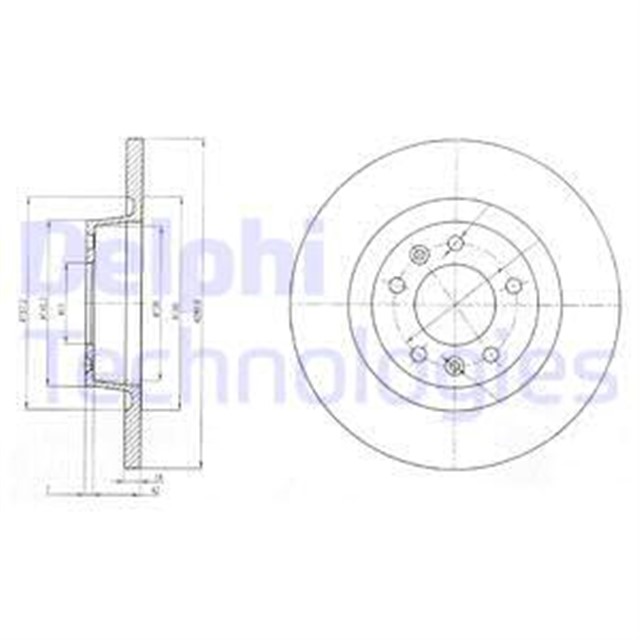 ARKA FREN AYNASI FIAT SCUDO 07 CITROEN JUMPY 07 PEUGEOT EXPERT TEPEE 07 TOYOTA PROACE 13 1.6 - 2.0HDI - JTD 290X14X5DL