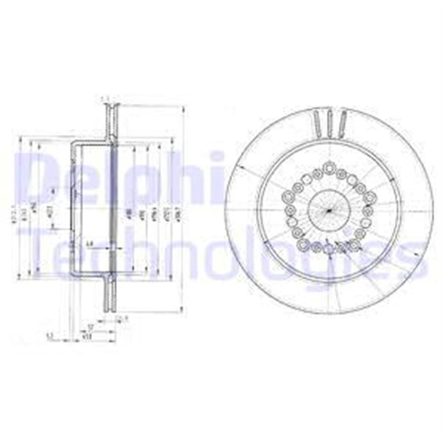 FREN DISKI CIFTLI PAKET . DELIKLI ARKA LEXUS GS300. LS400. SC300. SC400 04/1991