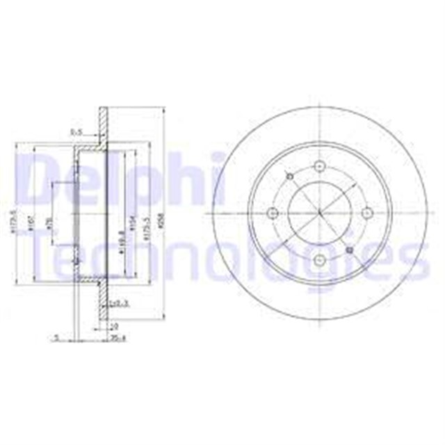 FREN DISKI CIFTLI PAKET . DELIKSIZ ARKA HYUNDAI COUPE. ELANTRA. LANTRA. TIBURON 05/1995