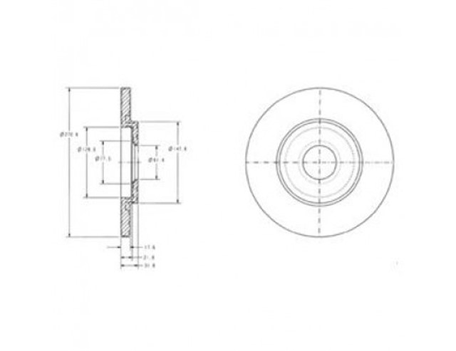 ON FREN AYNASI C2 1.4 1.4 HDI 03 C3 1.4 1.4HDI 02 PARTNER - BERLINGO 1.4 1.9 D 2.0HDI 266X13X4DL