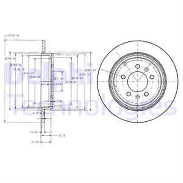 FREN DISKI CIFTLI PAKET . DELIKSIZ ARKA PEUGEOT 605 1990