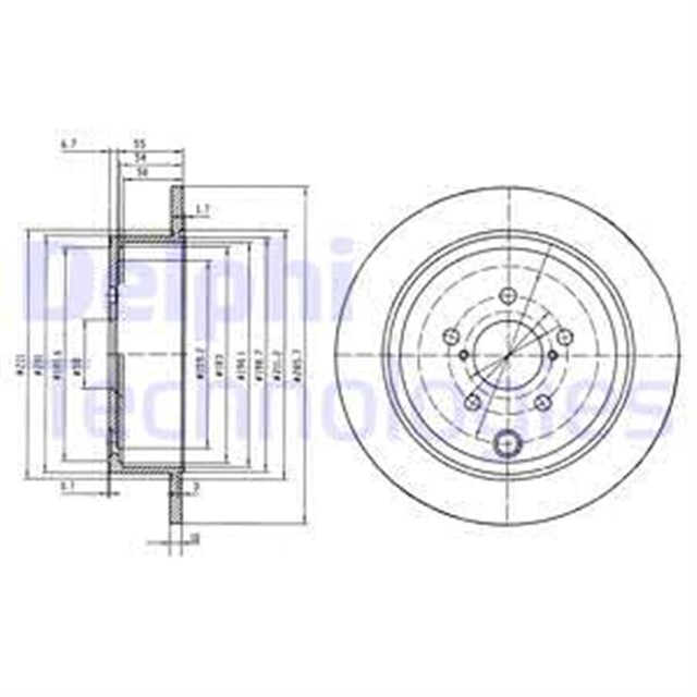 FREN DISKI CIFTLI PAKET . DELIKSIZ ARKA SUBARU FORESTER. IMPREZA. LEGACY. OUTBACK 08/2006