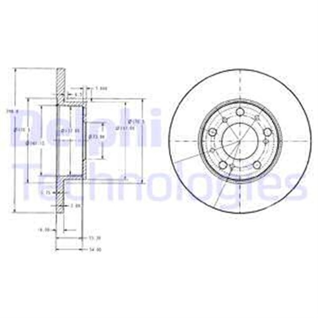 FREN DISKI CIFTLI PAKET . DELIKSIZ ON CITROEN // FIAT // PEUGEOT; C25 // DUCATO // J5 1986 1995