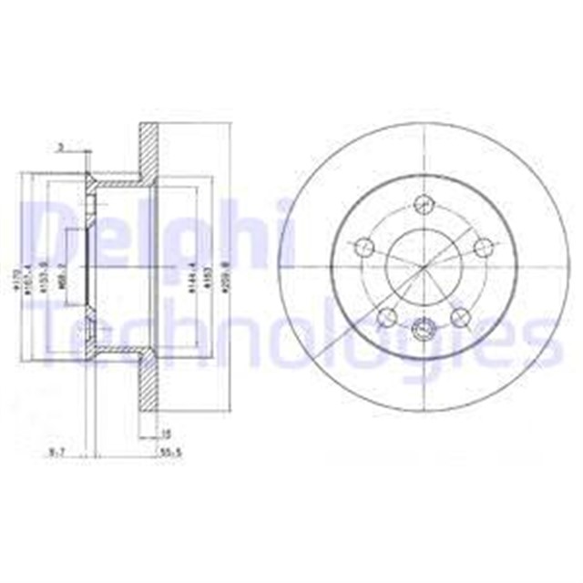 FREN DISKI CIFTLI PAKET . DELIKSIZ ON VW CARAVELLE. TRANSPORTER 1990 04/1996