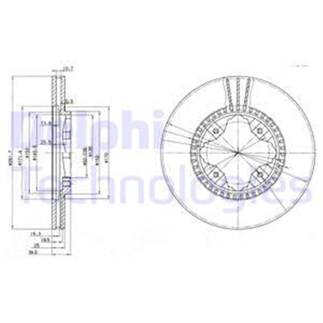 FREN DISKI CIFTLI PAKET . DELIKLI ON HONDA ACCORD 01/1993 12/1997