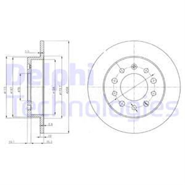 FREN DISKI CIFTLI PAKET . DELIKSIZ ARKA HYUNDAI COUPE. TIBURON. TUSCANI 09/2001