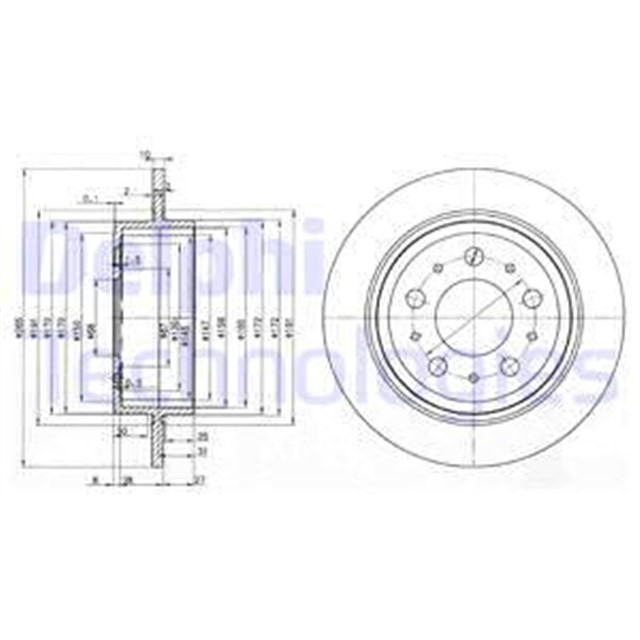 FREN DISKI CIFTLI PAKET . DELIKSIZ ARKA VOLVO 960. S90. V90 08/1990