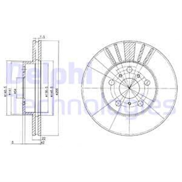 FREN DISKI CIFTLI PAKET . DELIKLI ON TOYOTA CAMRY. CARINA. CELICA 08/1985 1993